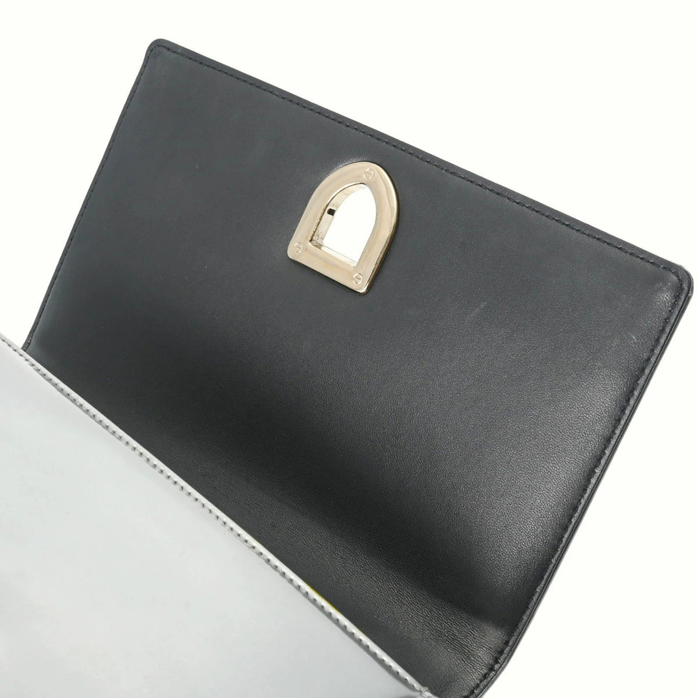 CHRISTIAN DIOR Diorama Chain Shoulder Bag Silver Leather - Picture 8 of 9